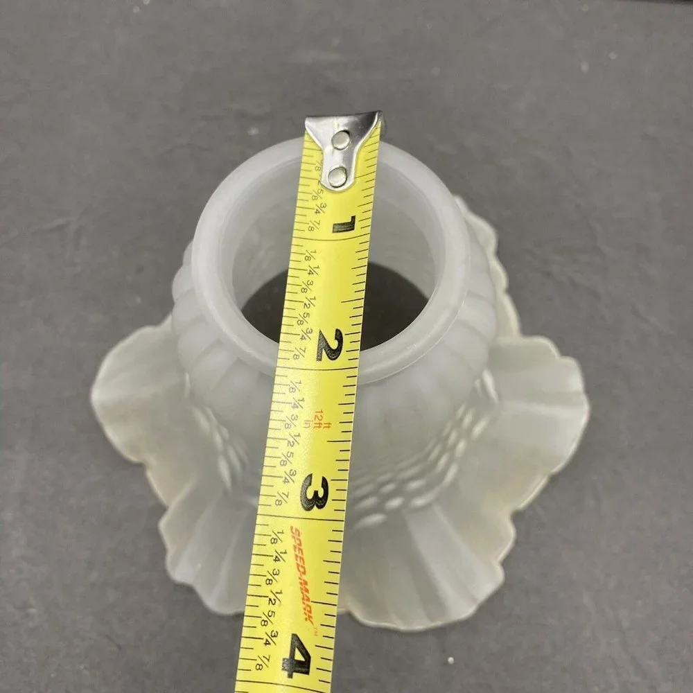 VTG Frosted Fluted Glass Light Shades 2